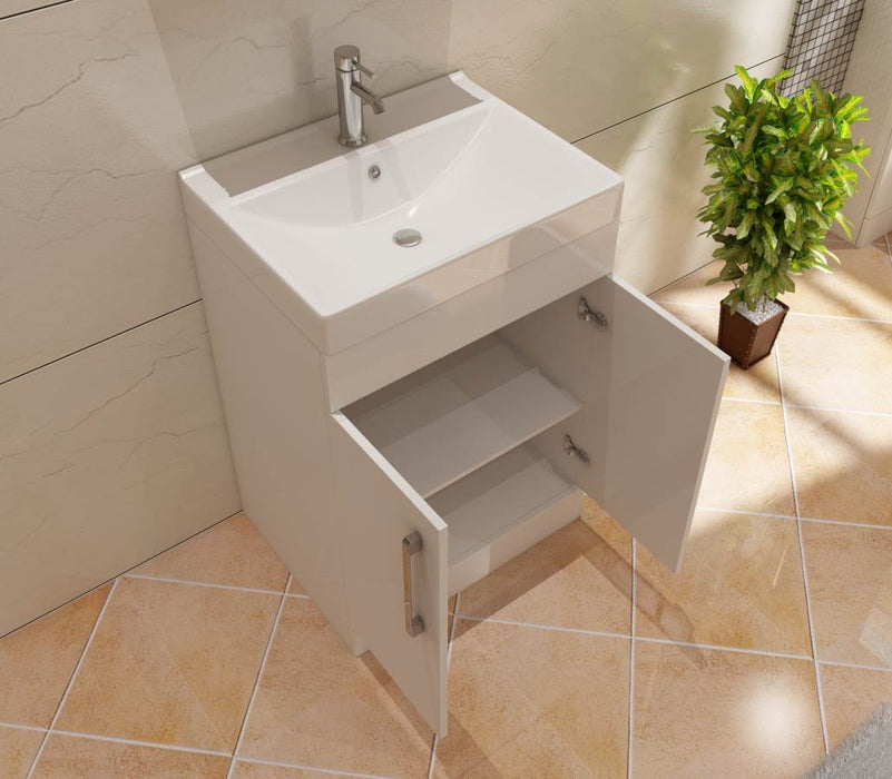 Star 600 White Unit And Basin
