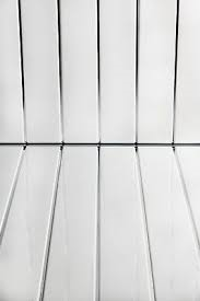 White Silver Stripe Cladding Panel