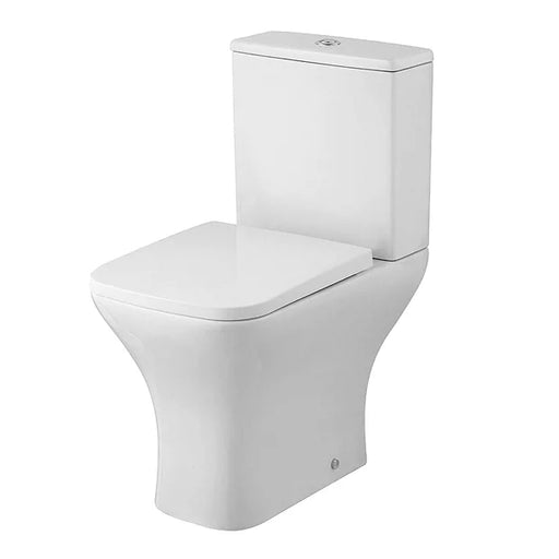 Ava Rimless Short Projection Close Coupled Toilet + Soft Close Seat