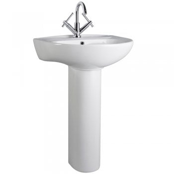 Toilet, Cistern, Pedestal & Basin 5 Piece Set