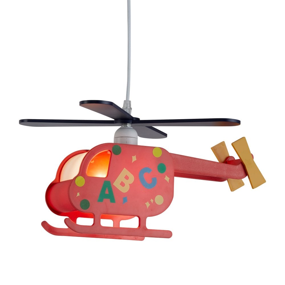 SearchLight Children's Helicopter Pendant