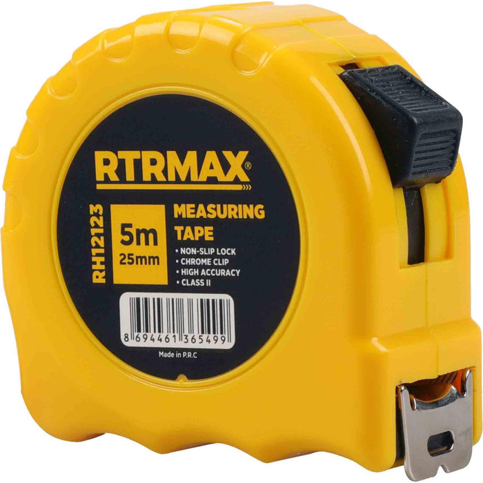 Rtrmax Measuring tape 5m - 25mm