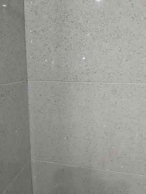 Black Sparkle Quartz Tile - 600 x 300mm