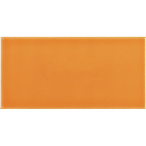 Underground Gloss Orange 10cm x 20cm Wall Tile