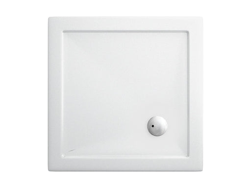 SQUARE  SHOWER TRAY, WHITE